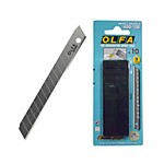 Лезвие OLFA 13 сегментов, BLACK MAX, 9х80х0,38мм, 10шт. OL-ABB-10B