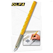 Нож OLFA с перовым лезвием, 6мм OL-AK-1/5B
