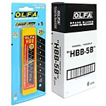 Лезвие OLFA "BLACK MAX" сегментированное 25х126х0,7мм, 5шт OL-HBB-5B