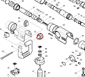 Барашковая гайка M8  HR4000C/ 252640-2