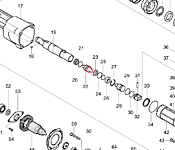Боек для HK0500 324012-2 зам.323847-8