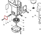 Боковая крышка щеточн. отсека 418362-6