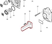 Боковая рукоятка для HM1801/ 418415-1 зам.414807-2