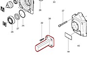Боковая рукоятка для HM1801/ 418415-1 зам.414807-2