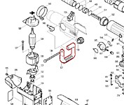 Боковая рукоятка для HR5001C/ 417003-1 зам.416009-6
