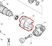 Cтатор в сбоpe к TD0101 635109-5