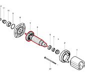 Ротор 220-240В в сб. 515613-9