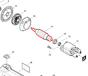 Ротор 220-240В в сб.9523NB 517303-0 зам.517168-0