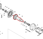 Ротор 220-240В в сб. GA9010C 513568-2