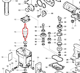 Ротор 220-240В в сб.к HR3000C 513518-7 зам.516383-3