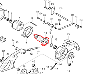 Ротор 220В в сб.для LC1230 510283-9 зам.516573-8