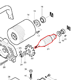 Ротор 220В в сборе к 9741 512928-5