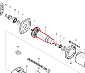 Ротор 240В в сб.для MT953 517454-9