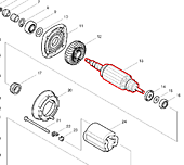 Ротор 240В в сб.к 9565/9565H/ 515234-7 зам.515179-9