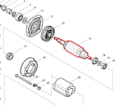 Ротор 240В в сб.к 9565/9565H/ 515234-7 зам.515179-9