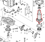 Ротор 240В в сбope к RP1800 517799-5