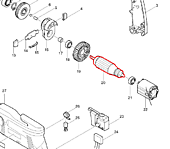Ротор в сб. 8450/8451/HP1500/ 517108-8