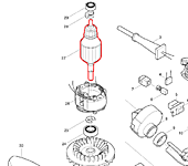 Ротор в сб. к BO5010/5020/5021 517233-5