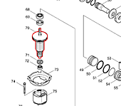 Ротор в сб. к HM1202C/HM1242C 516803-7