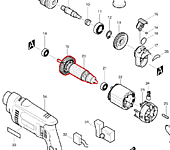 Ротор в сбope к HP1620/HP1621/ 517458-1