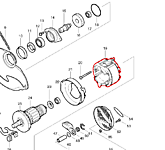 Статор 240В в сбоpe для 5008MG 596289-1