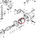 Статор в сбоpe для 2702/2704 599511-5 зам.599546-6