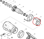 Статор в сбоpe к GA7030/GA9030 526193-0 зам.526168-9