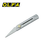 Нож OLFA хозяйственный с выдвижным лезвием, корпус из нержавеющей стали, 20мм  OL-CK-2